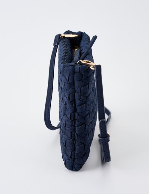 Whistle Accessories Tessellate Crossbody Bag, Navy product photo View 04 L