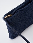 Whistle Accessories Tessellate Crossbody Bag, Navy product photo View 05 S