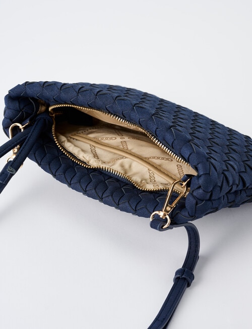 Whistle Accessories Tessellate Crossbody Bag, Navy product photo View 06 L