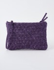 Whistle Accessories Tessellate Crossbody Bag, Amethyst product photo View 02 S