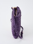 Whistle Accessories Tessellate Crossbody Bag, Amethyst product photo View 04 S
