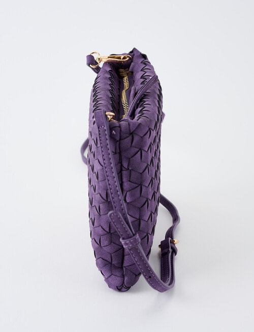 Whistle Accessories Tessellate Crossbody Bag, Amethyst product photo View 04 L