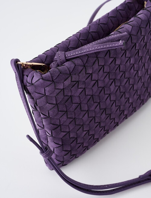 Whistle Accessories Tessellate Crossbody Bag, Amethyst product photo View 05 L