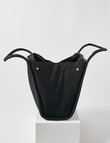 Whistle Accessories Large Pyramid Tote Bag, Black product photo View 03 S