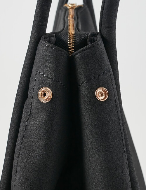 Whistle Accessories Large Pyramid Tote Bag, Black product photo View 05 L