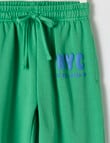 Mac & Ellie NYC Trackpant, Green Jewel product photo View 02 S
