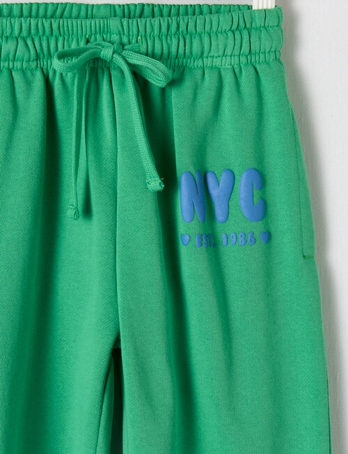 Mac & Ellie NYC Trackpant, Green Jewel product photo View 02 L