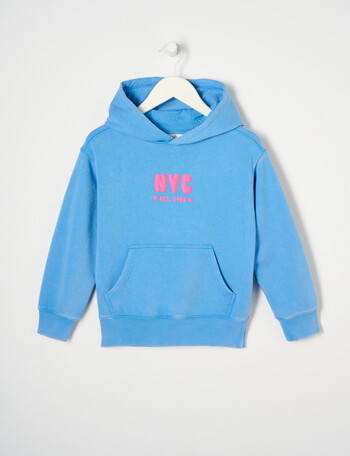 Mac & Ellie NYC Pull on Hoodie, Bluebell product photo