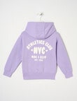 Mac & Ellie NYC Pull-On Hoodie, Lavender product photo View 02 S