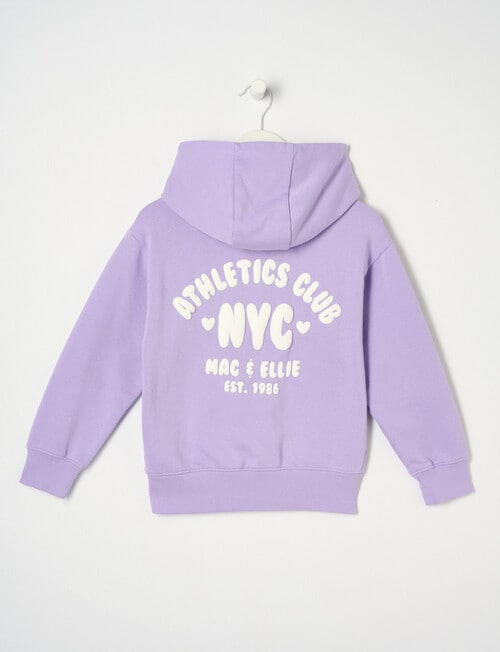 Mac & Ellie NYC Pull-On Hoodie, Lavender product photo View 02 L