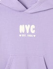 Mac & Ellie NYC Pull-On Hoodie, Lavender product photo View 03 S