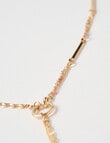 Whistle Accessories Dainty Multi FOB Necklace, Imitation Gold product photo View 03 S