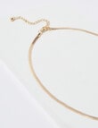Whistle Accessories Snake Chain Necklace With Bracelet Set, Imitation Gold product photo View 04 S