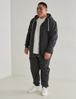 Chisel King Size Hoodie, Black product photo View 03 S