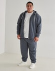 Chisel King Size Hoodie, Blue product photo View 03 S