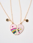 Mac & Ellie Necklace Bff Heart, Pnk product photo View 02 S