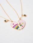 Mac & Ellie Necklace Bff Heart, Pnk product photo View 03 S