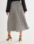 Whistle Geo Print Pleat Skirt product photo View 02 S