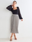 Whistle Geo Print Pleat Skirt product photo View 03 S