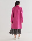 Whistle Long Sleeve Coat with Pockets, Barbie Pink product photo View 02 S