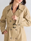 Whistle Belted Trench Coat, Camel product photo View 04 S