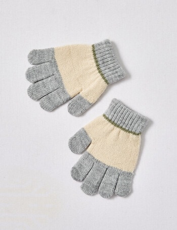 Mac & Ellie Glove Stripe, Green, 3-16 product photo