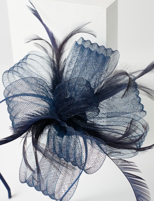Harlow Avery Fascinator, Navy product photo View 02 L