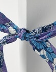 Mac & Ellie Floral Bow Headband, Purple product photo View 02 S