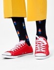 Happy Socks Lava Lamp Sock, Black product photo View 03 S