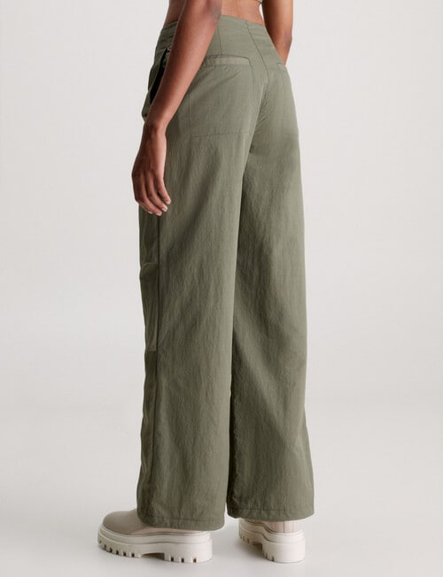 Calvin Klein Parachute Pant, Olive product photo View 02 L