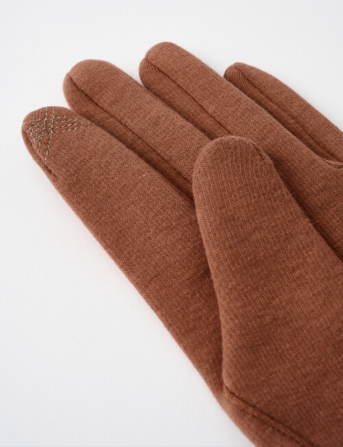 Boston + Bailey Bow Detail Gloves, Tan product photo View 02 L