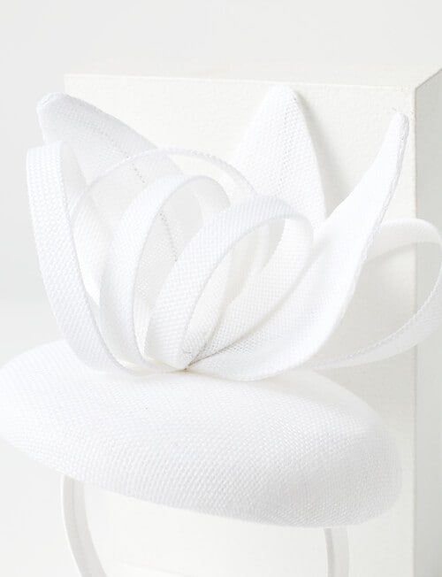 Harlow Royal Fascinator, Ivory product photo View 02 L