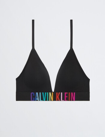 Calvin Klein Intense Power Pride Crop Bralette, Black, XS-L product photo