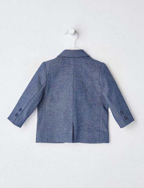 Teeny Weeny All Dressed Up Jacket, Navy Chambre product photo View 02 L