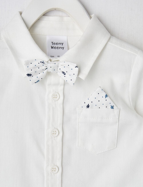 Teeny Weeny All Dressed Up Shirt, White product photo View 02 L