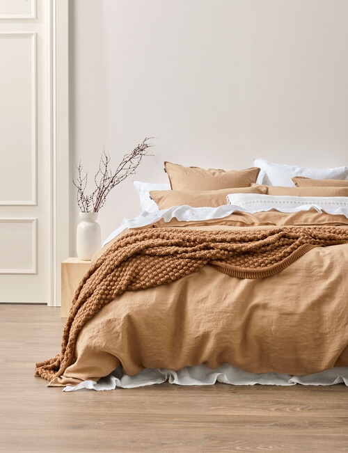 Domani Toscana Duvet Cover, Caramel product photo