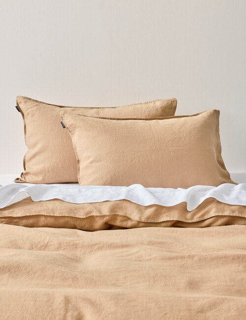 Domani Toscana Standard Pillowcase Pair, Caramel product photo