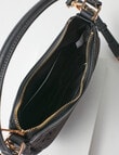 Harlow Velvet Petit Shoulder Bag, Black product photo View 05 S