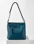 Boston + Bailey Zips Shoulder Bag, Denim Blue product photo View 02 S