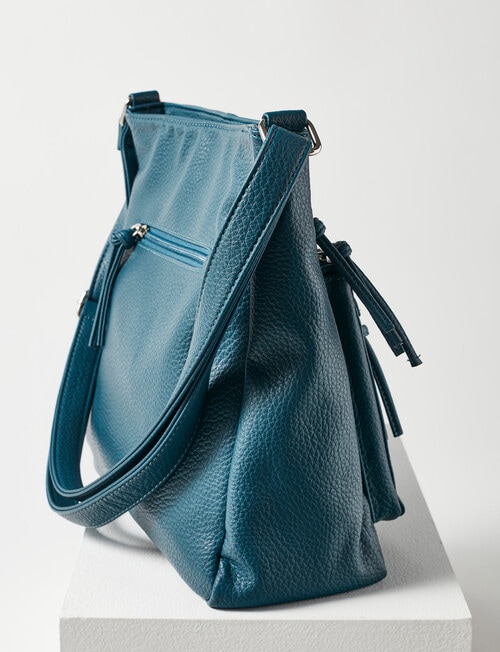 Boston + Bailey Zips Shoulder Bag, Denim Blue product photo View 04 L
