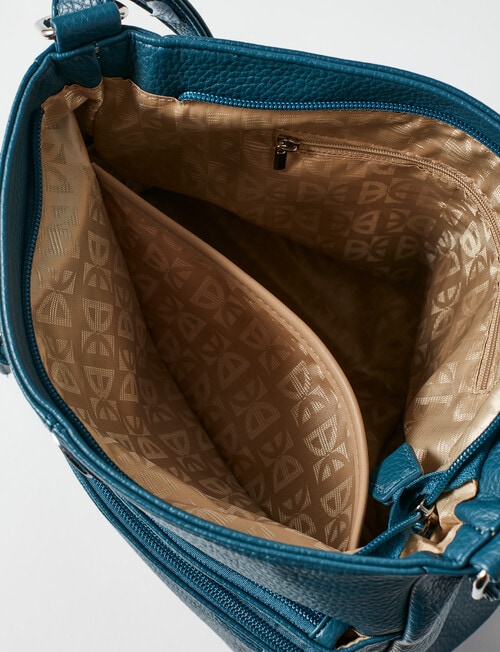 Boston + Bailey Zips Shoulder Bag, Denim Blue product photo View 05 L