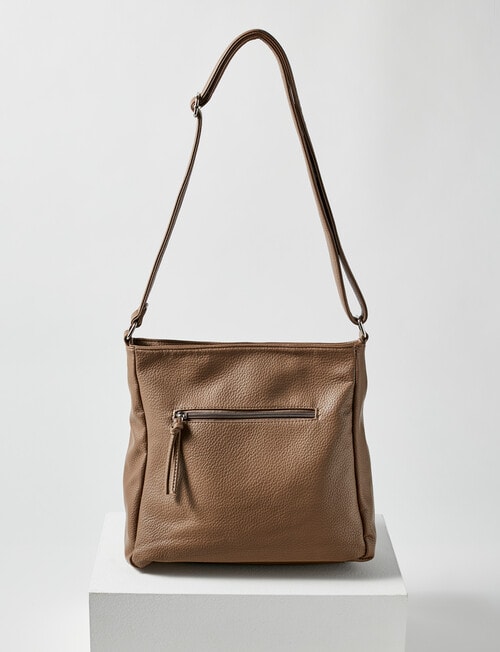 Boston + Bailey Zips Shoulder Bag, Walnut product photo View 02 L