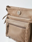 Boston + Bailey Zips Shoulder Bag, Walnut product photo View 03 S