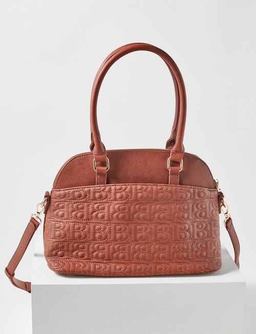 Boston + Bailey Stitch Logo Detail Shopper Bag, Tan product photo View 03 L