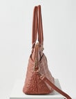Boston + Bailey Stitch Logo Detail Shopper Bag, Tan product photo View 04 S