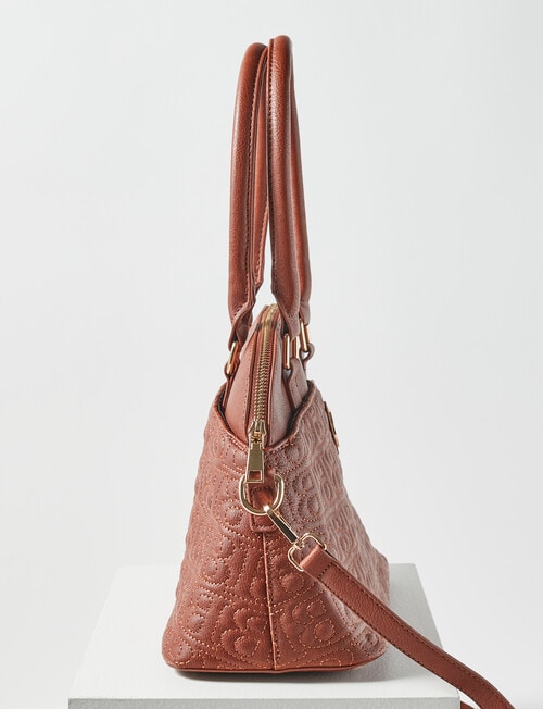 Boston + Bailey Stitch Logo Detail Shopper Bag, Tan product photo View 04 L