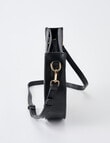 Whistle Accessories Saddle Crossbody Bag, Black product photo View 04 S