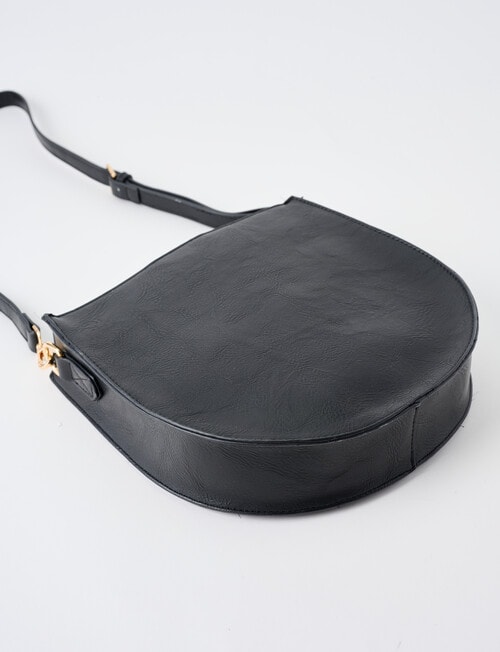 Whistle Accessories Saddle Crossbody Bag, Black product photo View 05 L