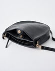 Whistle Accessories Saddle Crossbody Bag, Black product photo View 06 S