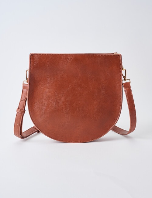 Whistle Accessories Saddle Crossbody Bag, Tan product photo View 03 L